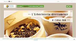Desktop Screenshot of erboristeriasoleluna.it